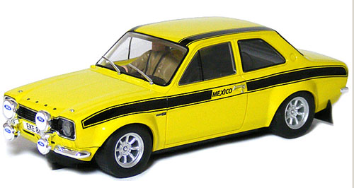SCALEXTRIC Ford Escort RS 1600 Mexico yellow